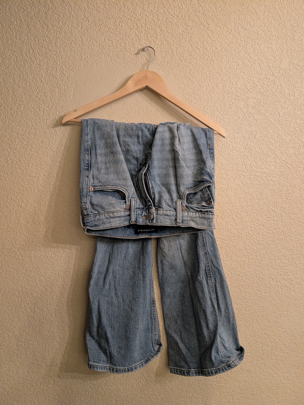 Aéropostale High Rise Flare Blue Waist 2S